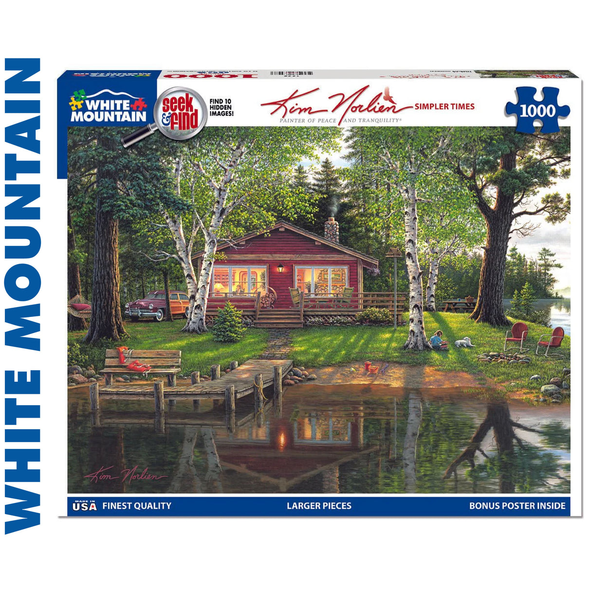 Simpler Times - Seek and Find - 1000pc Puzzle | White Mountain | 1965pz
