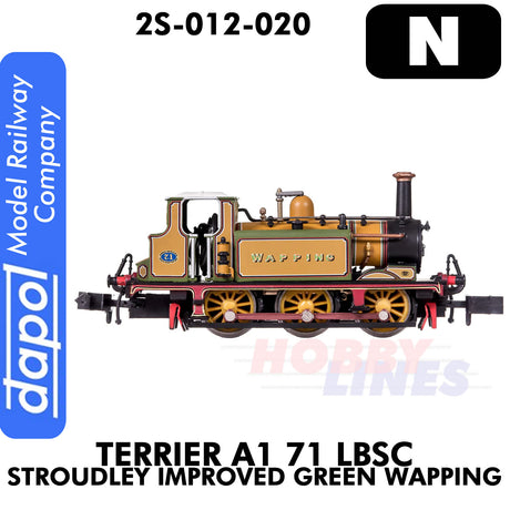 Terrier A1 71 LBSC Stroudly Improved Green Wapping | Dapol |2S-012-020