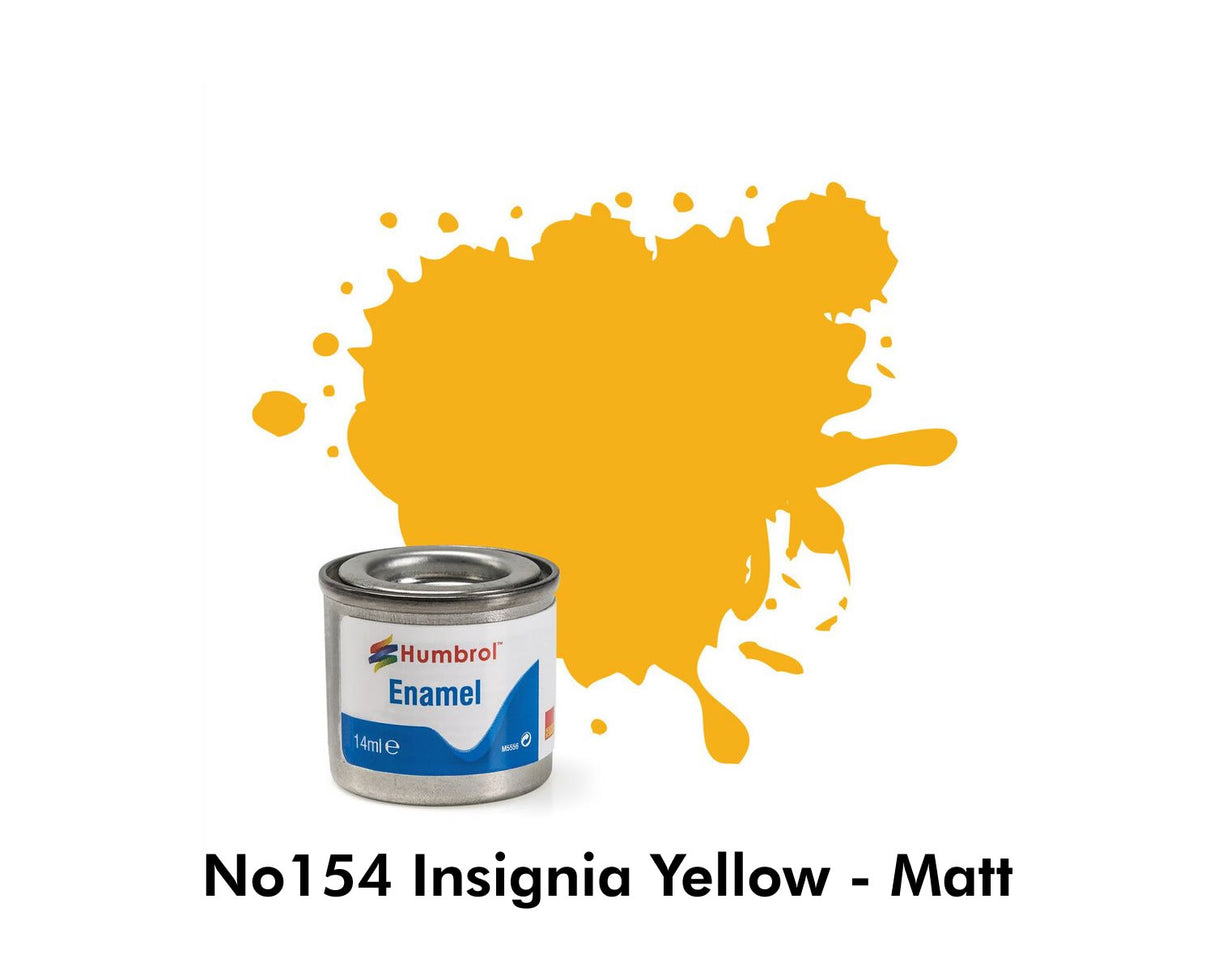 Enamel Tinlets No 154 Insignia Yellow Matt