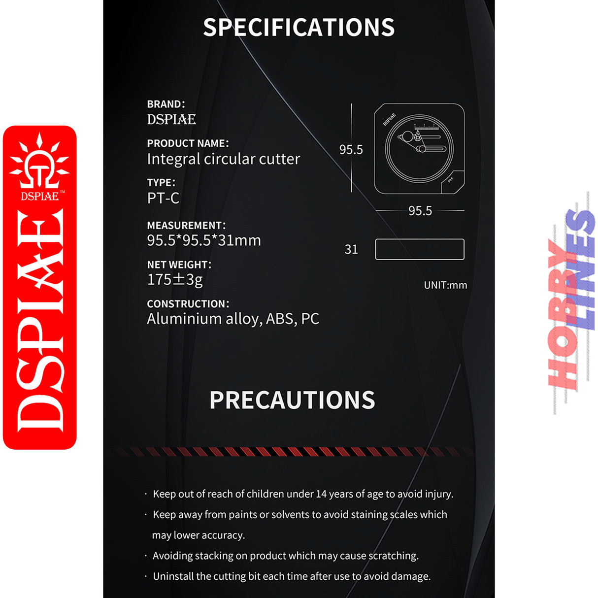 PT-C Integral Stepless Circular Cutter | DSPIAE | DS020