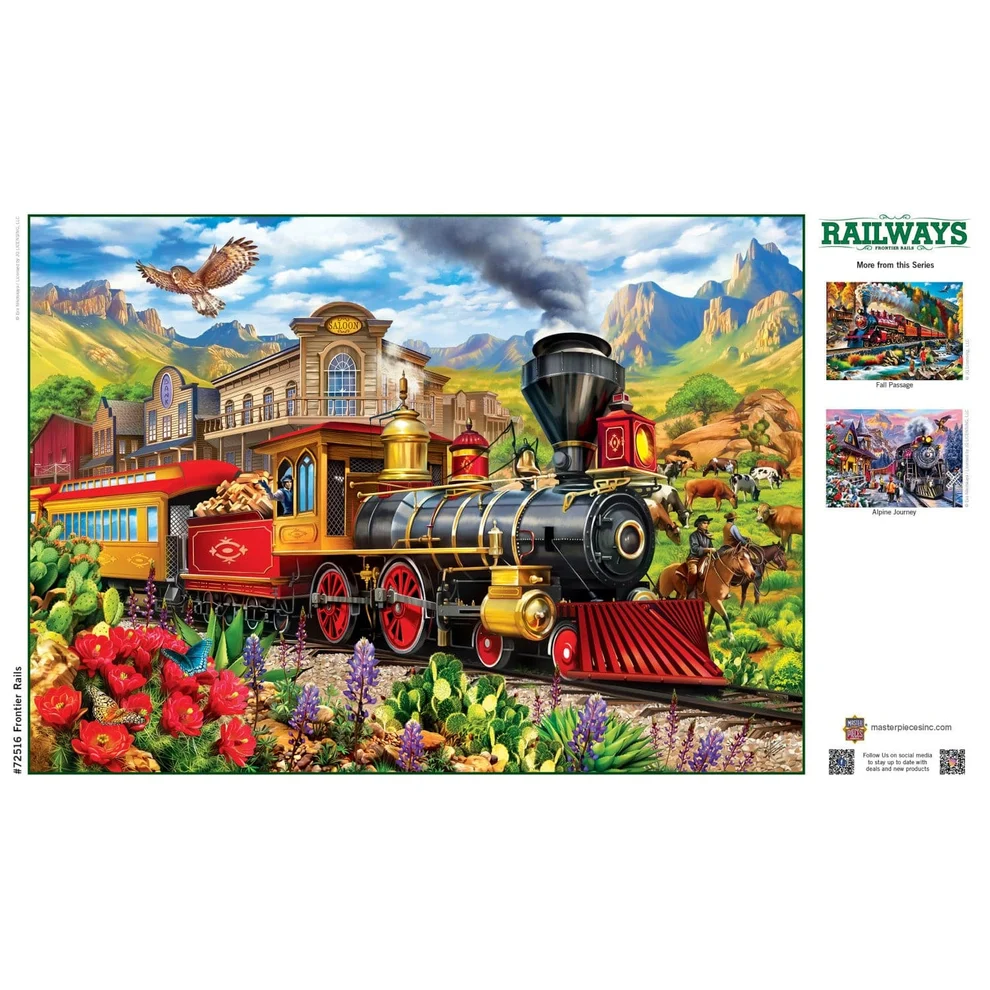 Frontier Rails - 1000pc Puzzle | Masterpieces | 72516