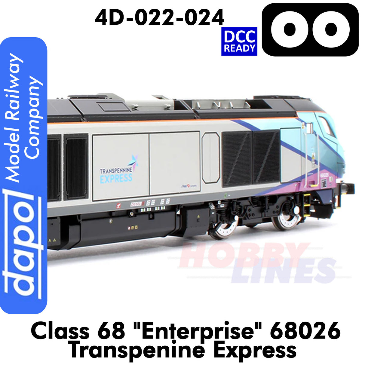 Class 68- Enterprise 68026 Transpenine Express | Dapol | 4D-022-024