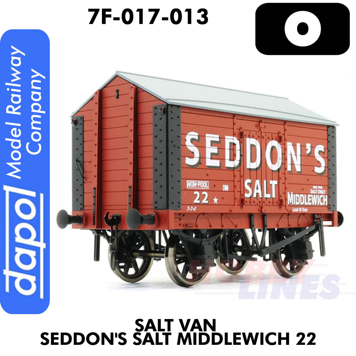 Salt Van Seddon's Salt Middlewich 22 - Wagon | Dapol | 7F-018-013
