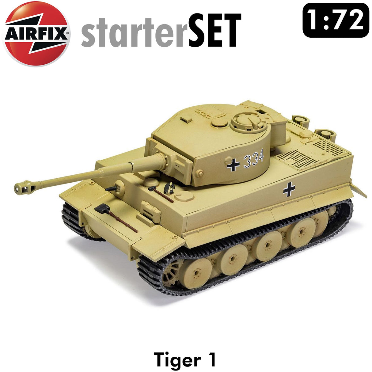 Tiger 1 Tank Starter Set | Airfix | A55004