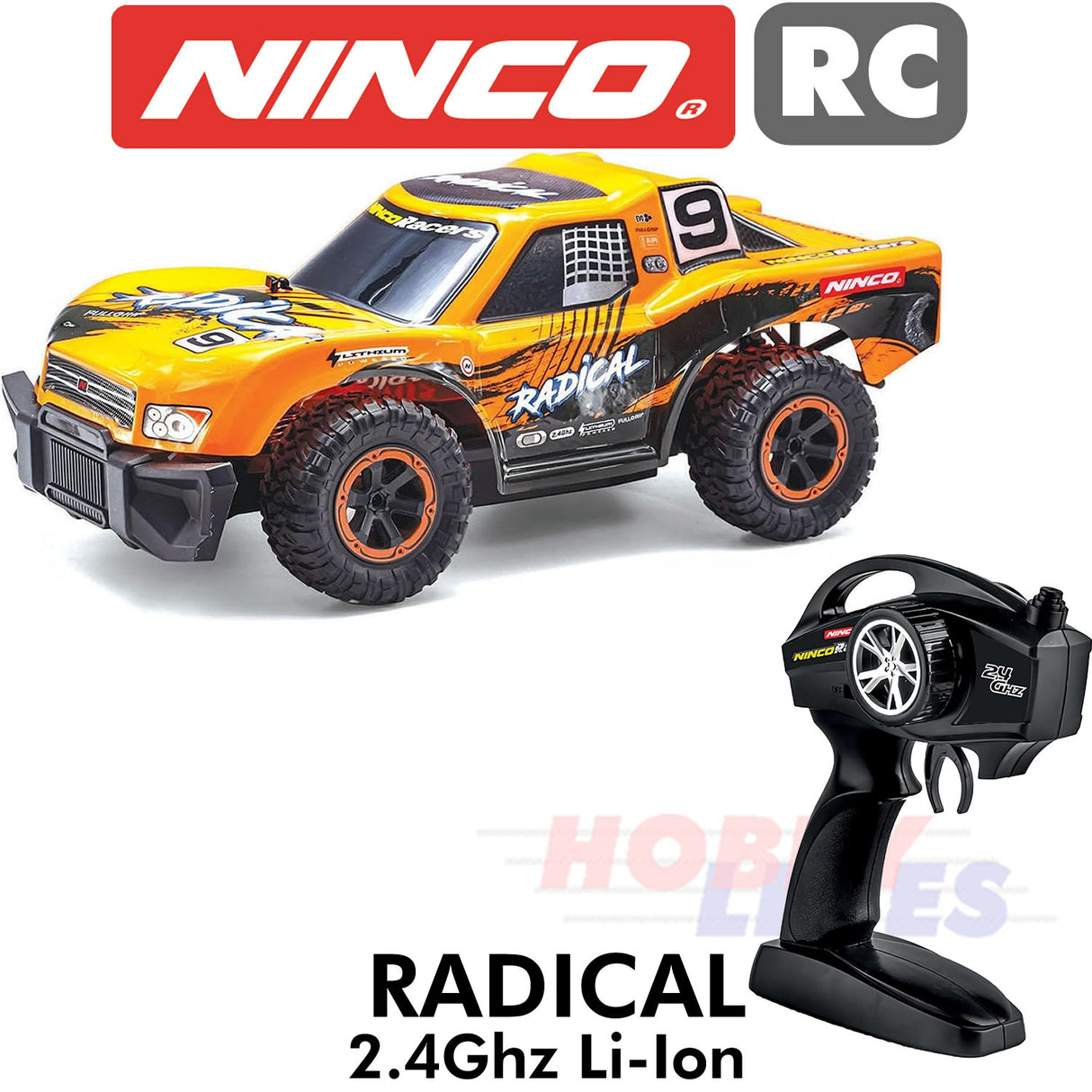 NINCO RADICAL 2WD Radio Control Racer Car Li-Ion battery power R2R Ready to Run