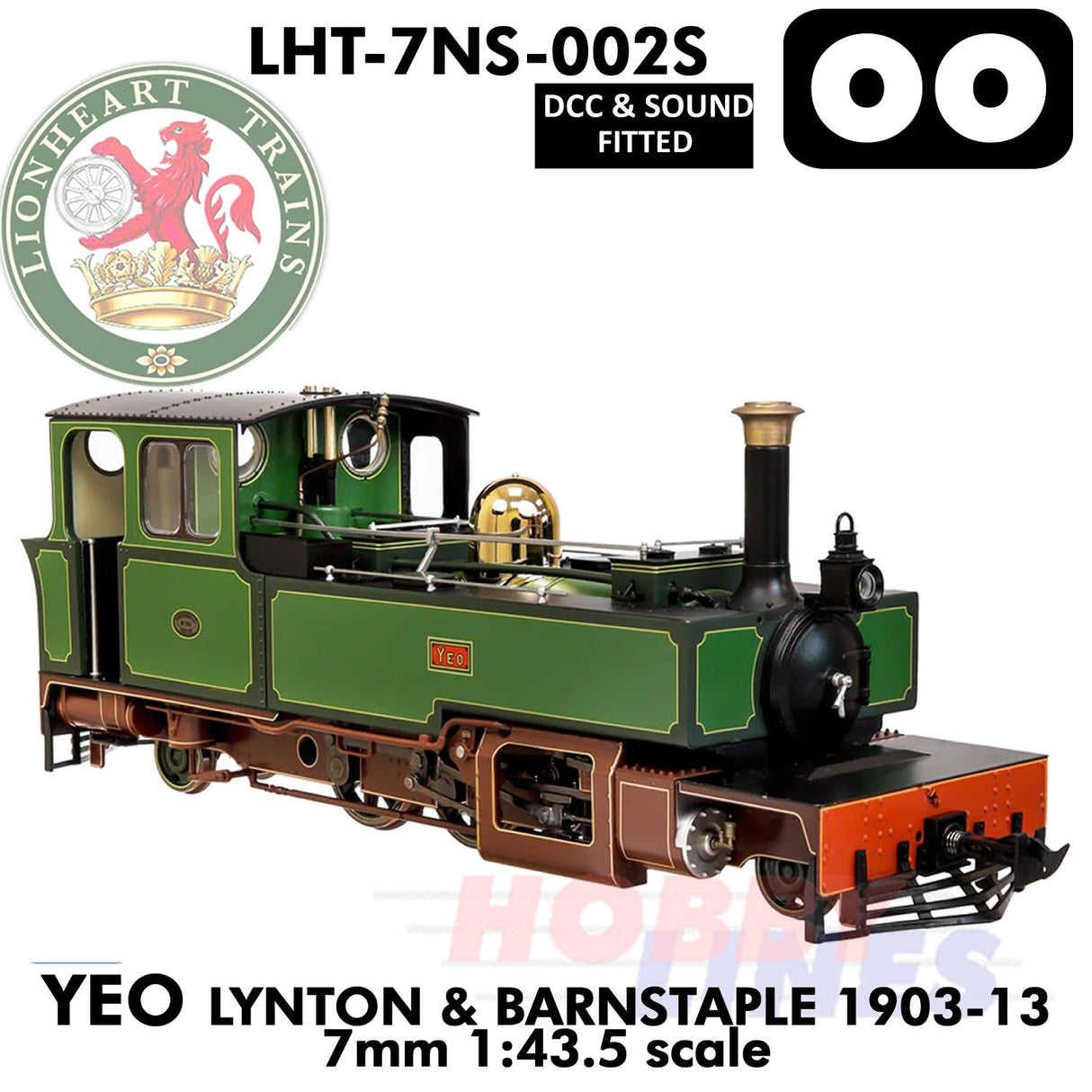 YEO Lynton & Barnstaple 1903-13 - DCC & Sound  | Lionheart Trains | LHT-7NS-002S