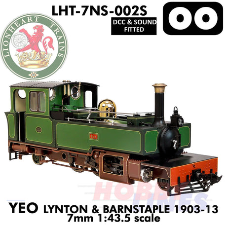YEO Lynton & Barnstaple 1903-13 - DCC & Sound  | Lionheart Trains | LHT-7NS-002S