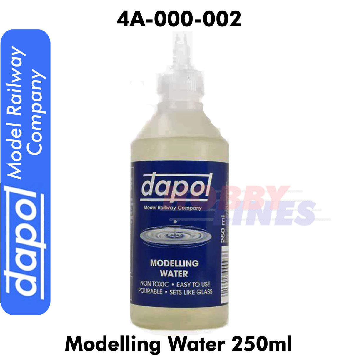 MODELLING WATER 250ml Artificial Water Model Railways Dapol 4A-000-002