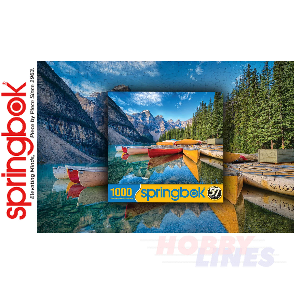Calm Canoes 1000 Piece Jigsaw Puzzle | Springbok | SB33-11020