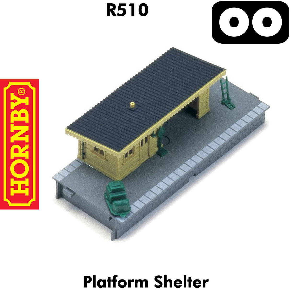 OO Gauge Platform Shelter Station Building - 1:76 | Hornby | R510