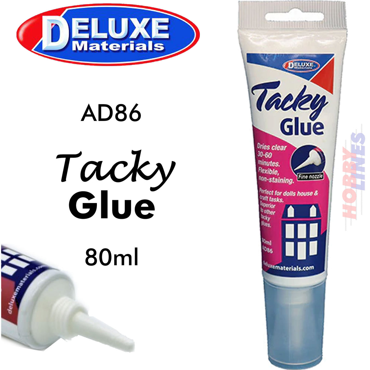Tacky Glue - 80ml | Deluxe Materials | 46713