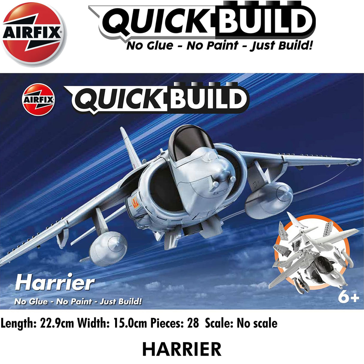 Harrier Jump Jet - Model Kit | Airfix | J6009
