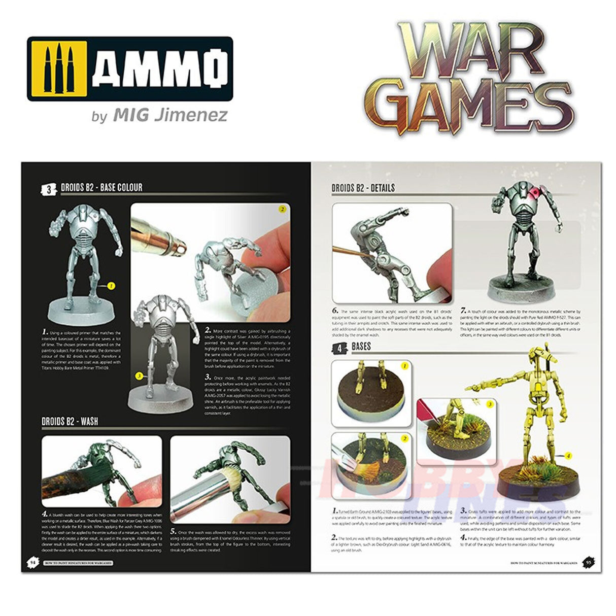 How to Paint MINIATURES for WAR GAMES Book 168 pages Ammo by Mig MIG6285