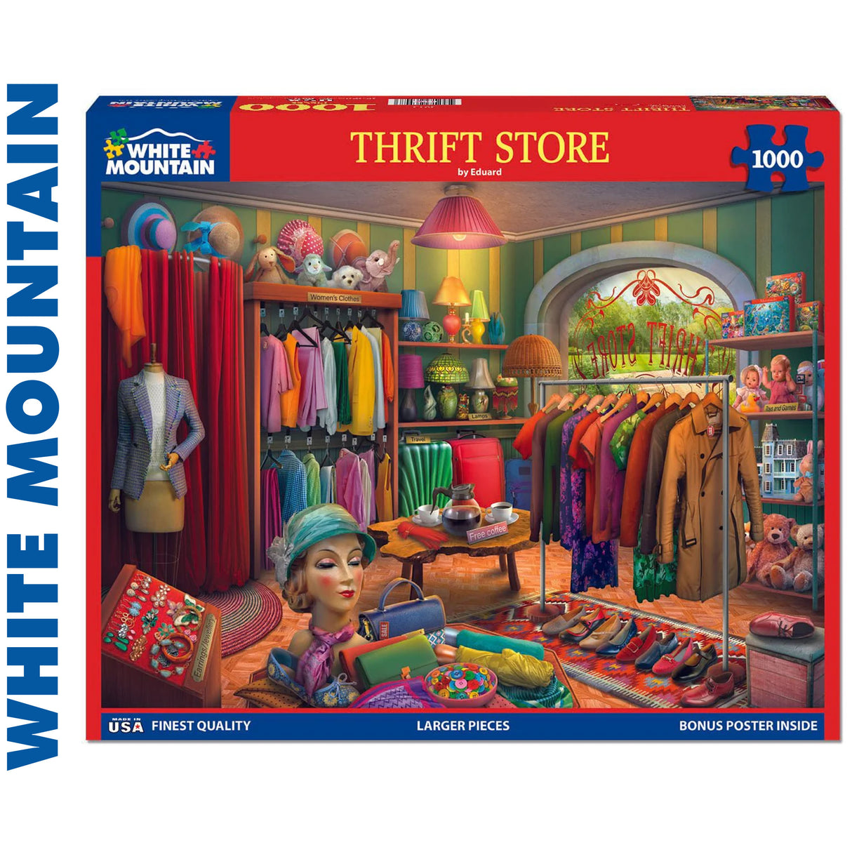 Thrift Store 1000pc Jigsaw Puzzle | White Mountain | 2012pz