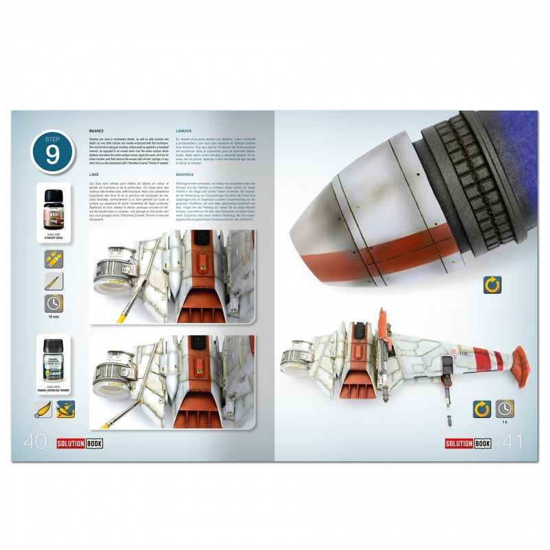 HOW to PAINT Rebel Galactic Starships SOLUTION BOOK 28 Full Colour 65 pages | Ammo by Mig Jimenez