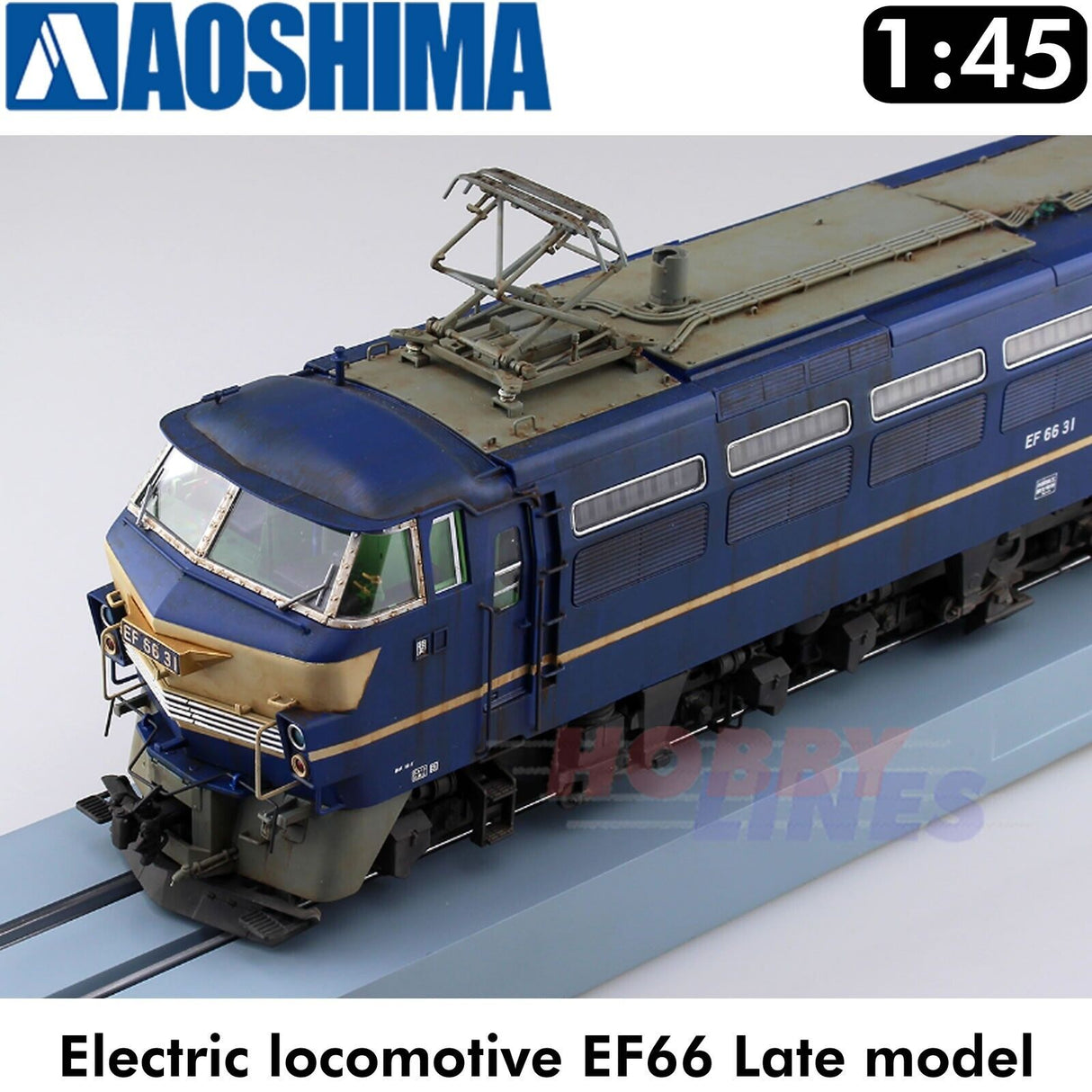 Electric Locomotive EF66 JRF Late Model 1:45 OJ TRAIN MUSEUM #4 Aoshima 05407