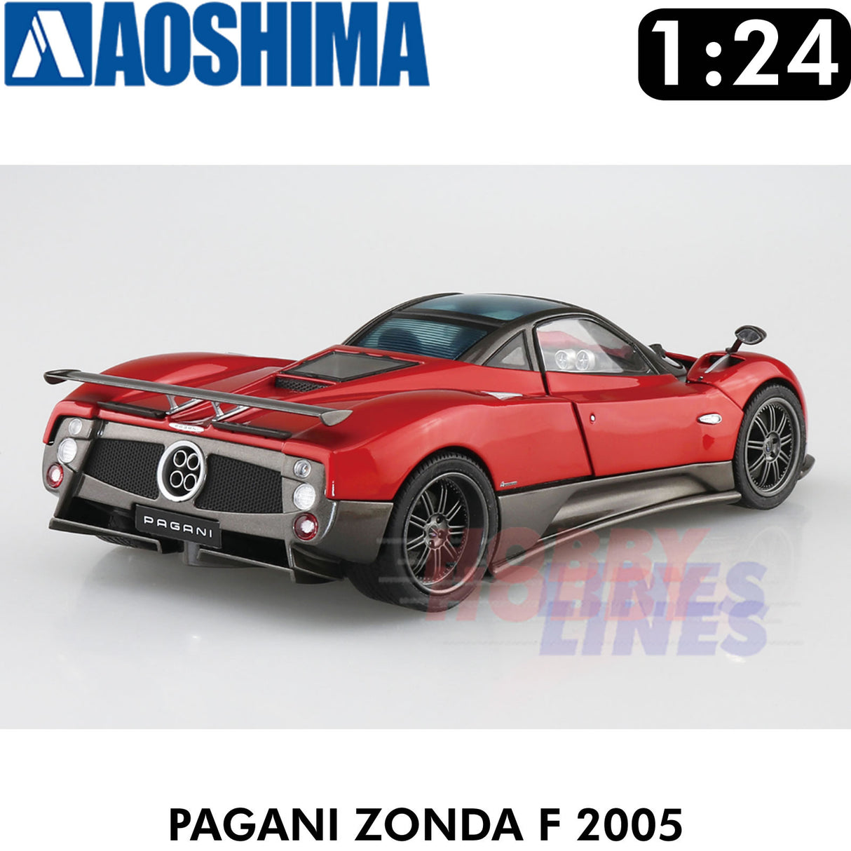 PAGANI Zonda F 2006 Super Car 1:24 model kit Aoshima 05603