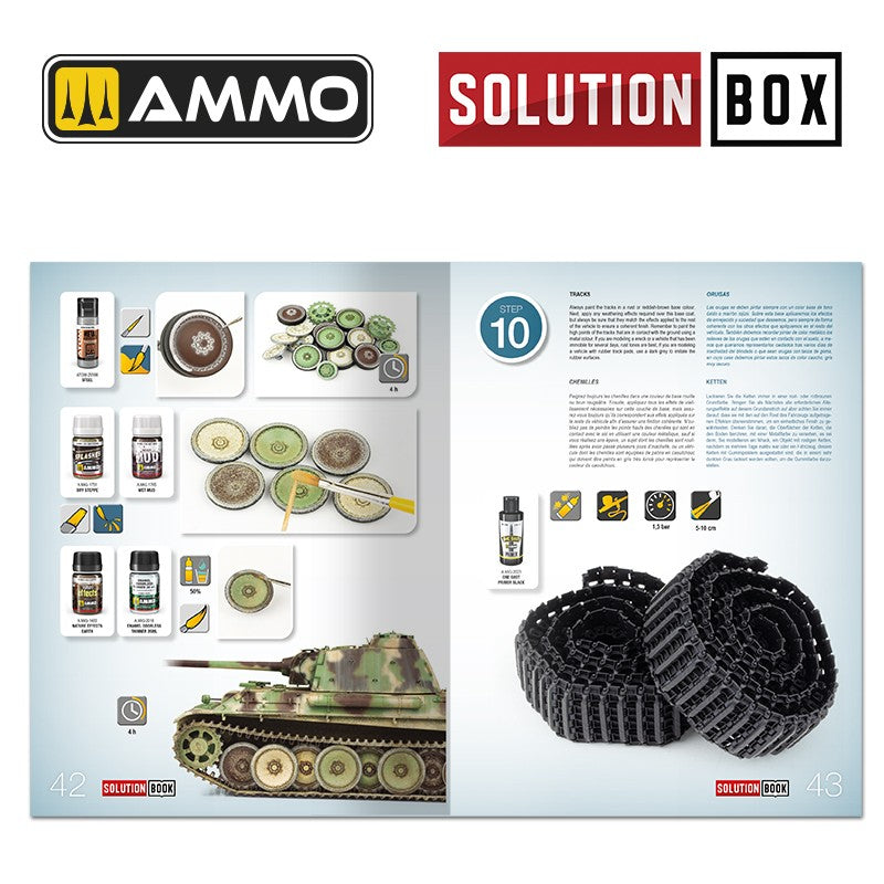 HOW to PAINT WWII German Late War Vehicles SOLUTION BOOK 23 65 pages | Ammo by Mig Jimenez