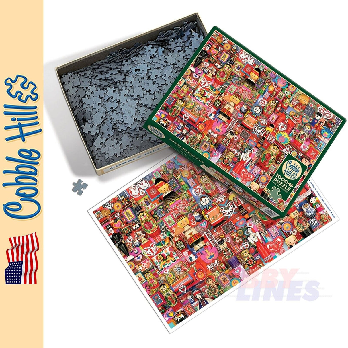 Dollies Cobble Hill puzzle 1000pc CH40098