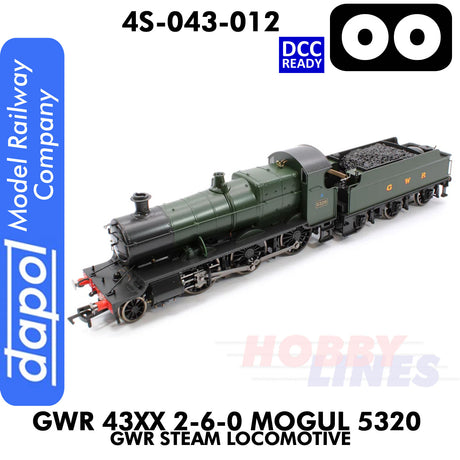 Great Western Railway - 43xx 2-6-0 Mogul 5320 - DCC Ready - 1:76 OO  | Dapol | 4S-043-012
