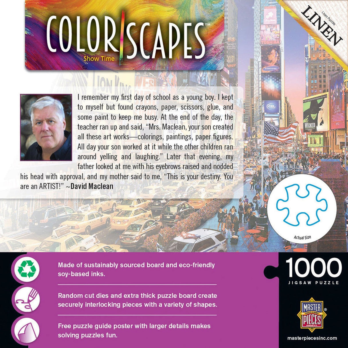 Colorscapes SHOW TIME 1000pc Masterpieces Puzzle