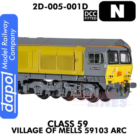 Class 59 Village Of Mells 59103 ARC - DCC Fitted | Dapol | 2D-005-001D