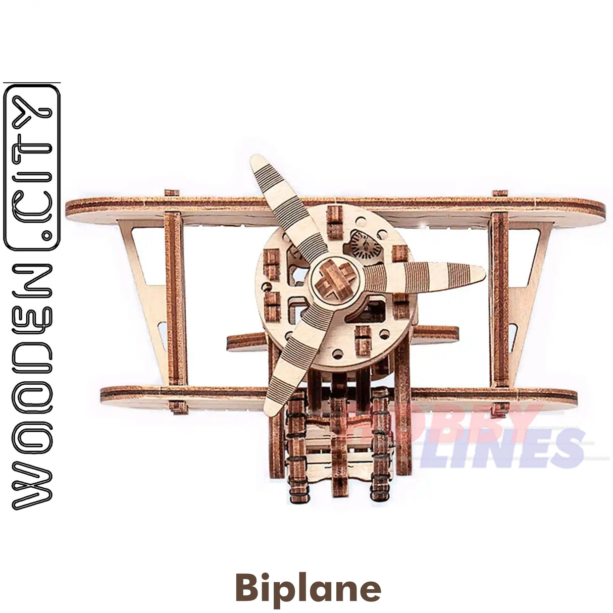 Bi-Plane -3D Puzzle | Wooden City | WR304