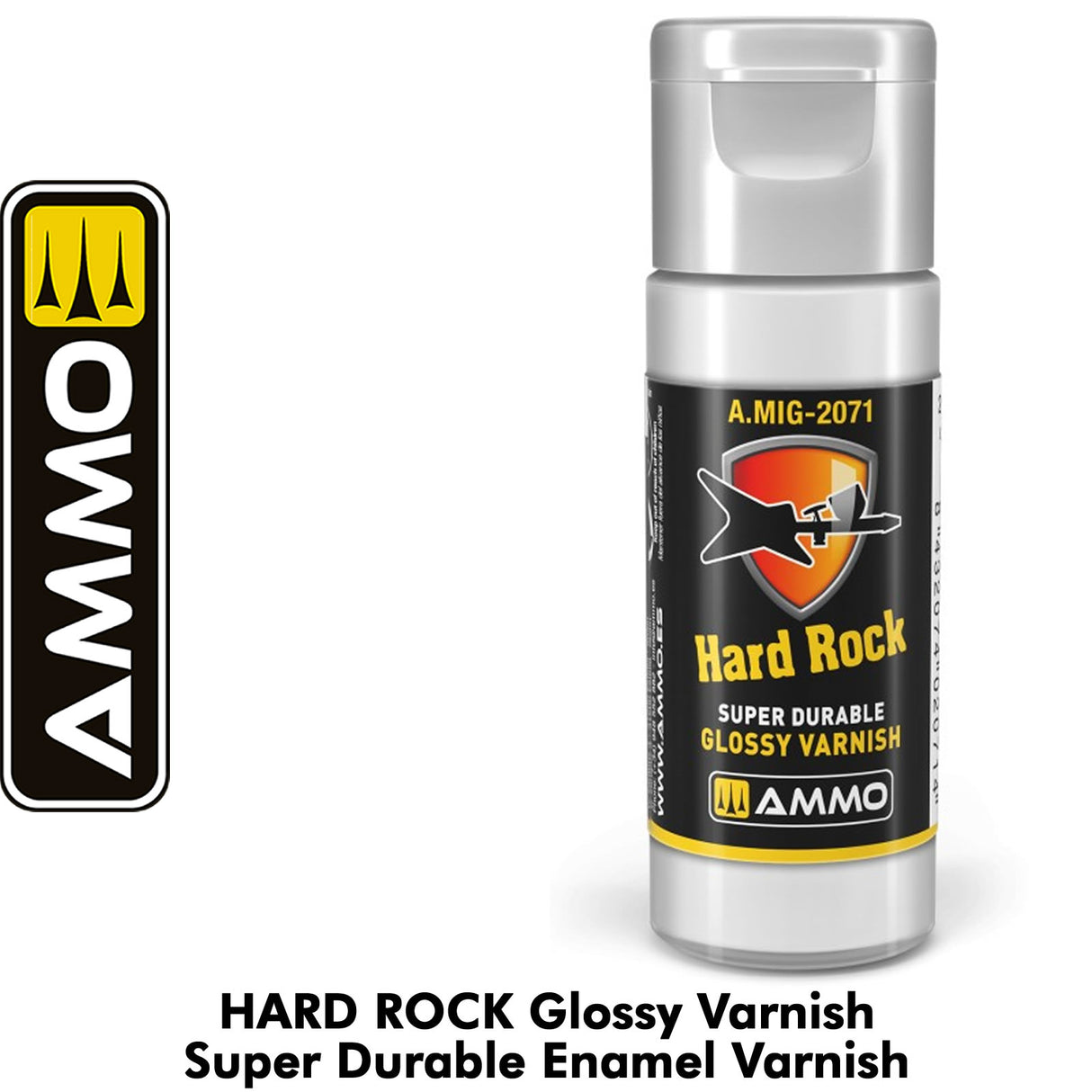 Hard Rock - Super Durable Enamel Varnish - 20ml Bottle | Ammo by Mig Jimenez | MIG2071