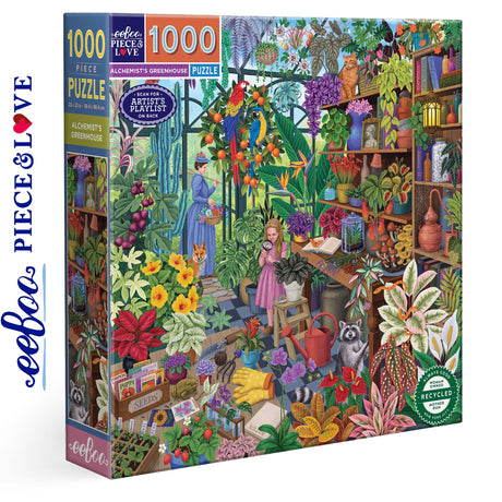 Alchemist's Greenhouse 1000 pc Puzzle | eeBoo | PZT866