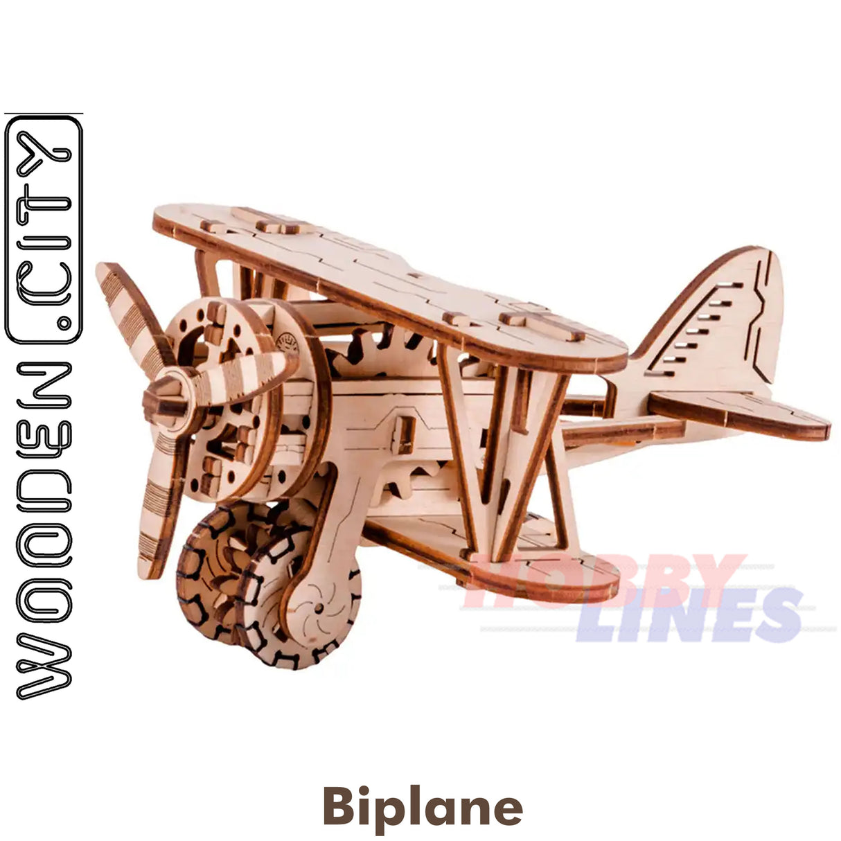 Bi-Plane -3D Puzzle | Wooden City | WR304