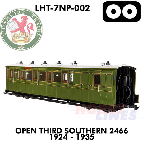 Open 3rd Southern 2466 1924-35 - DCC Ready | Lionheart Trains |  LHT-7NP-002