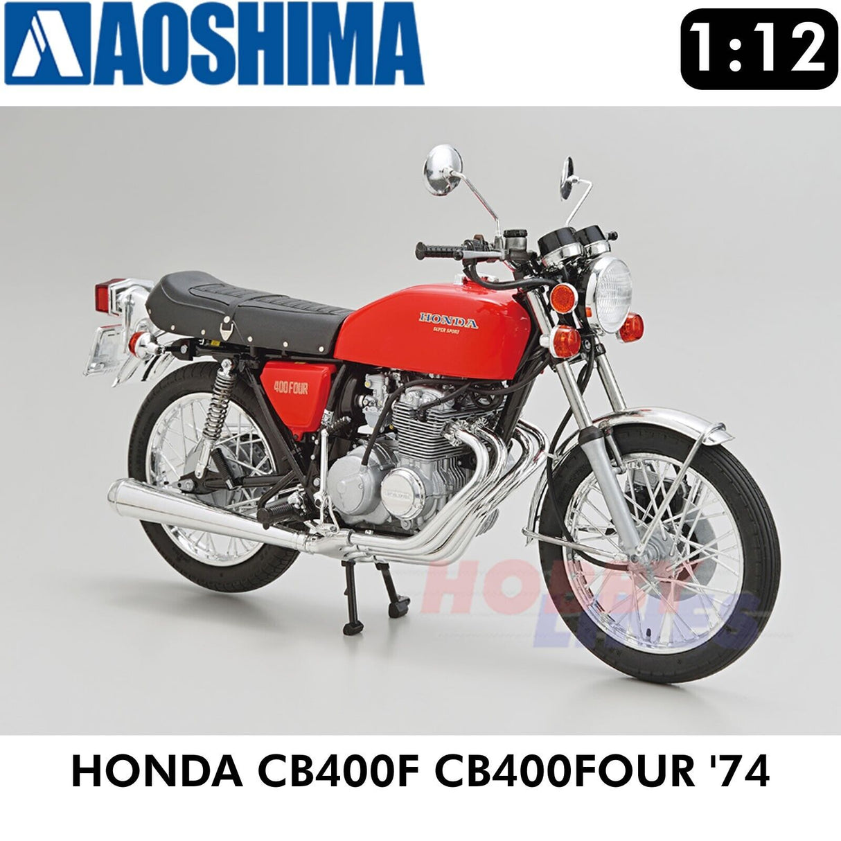 HONDA CB400F CB400FOUR 1974 BIKE No 3 motorcycle 1:12 model kit AOSHIMA 06443