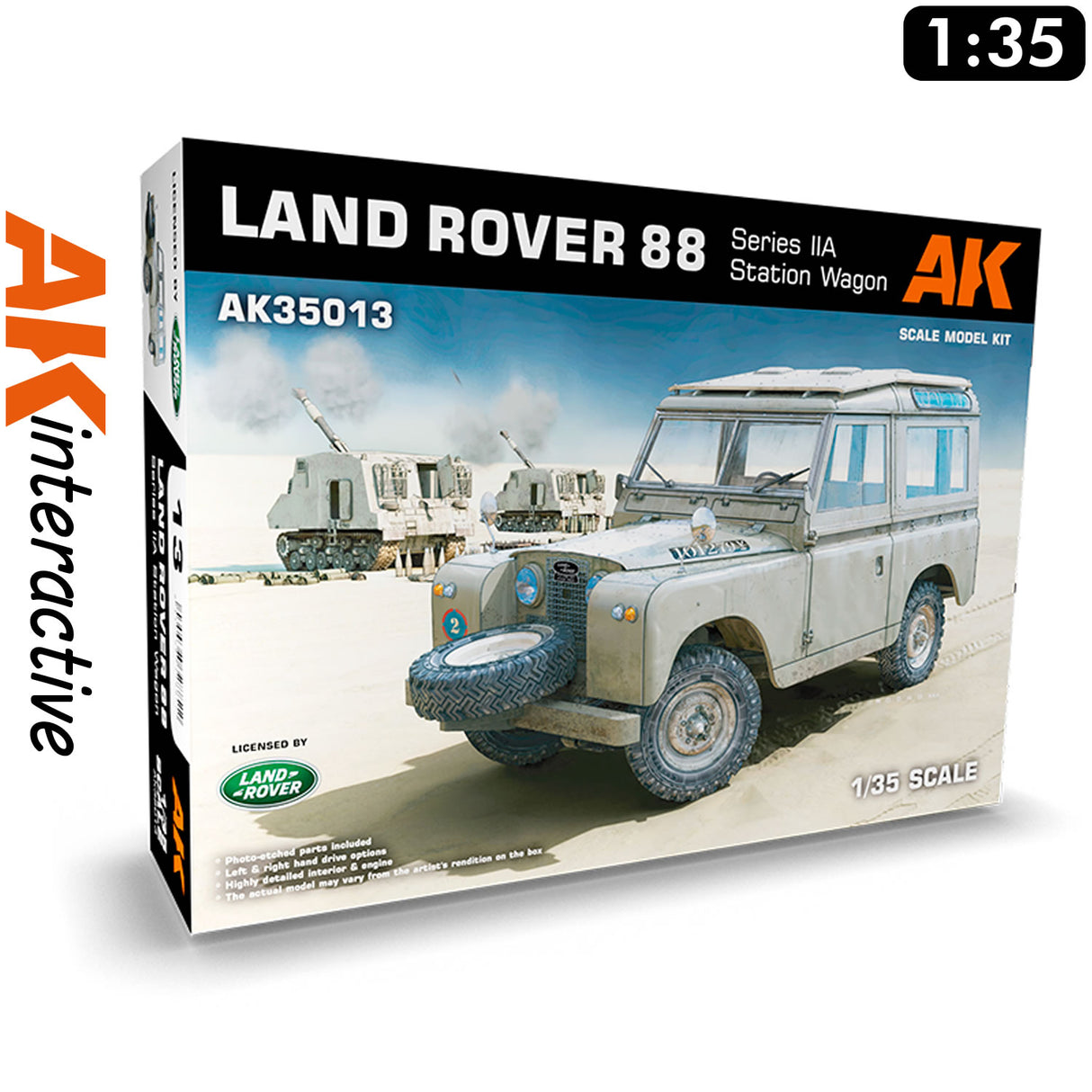 Land Rover 88 - Series IIA Station Wagon - Model Kit | AK interactive | AK35013