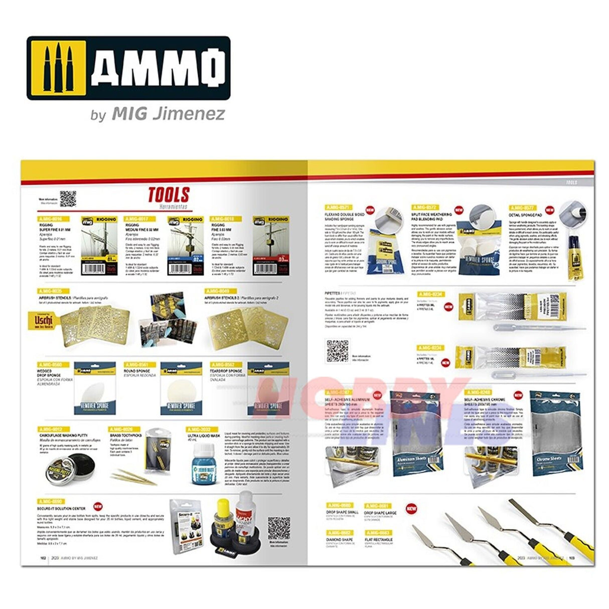 AMMO RAIL CENTRE Catalogue 2023 112pages Full Colour Modelling Book Mig R-8305