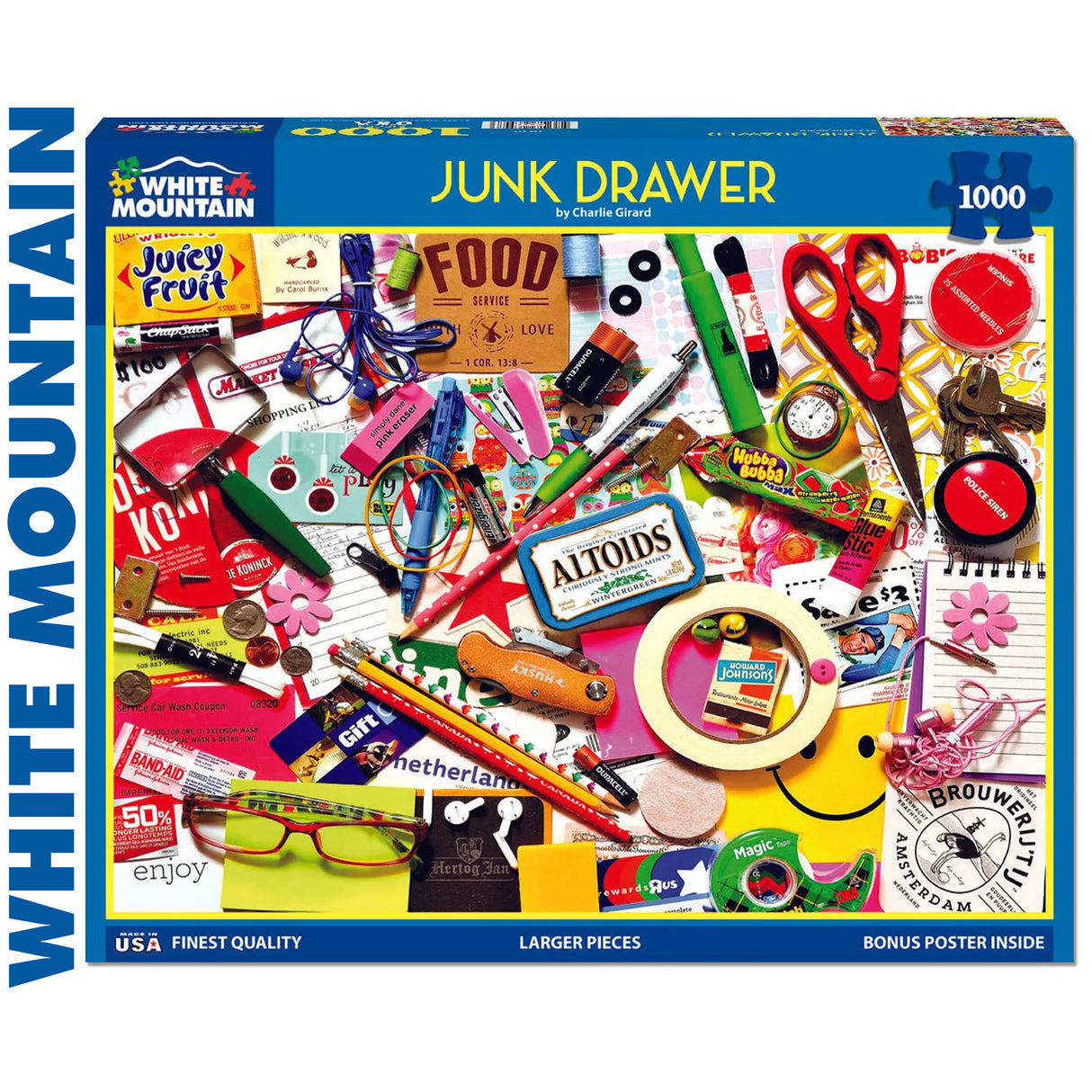 Junk Drawer - 1000pc Puzzle | White Mountain | 1970pz
