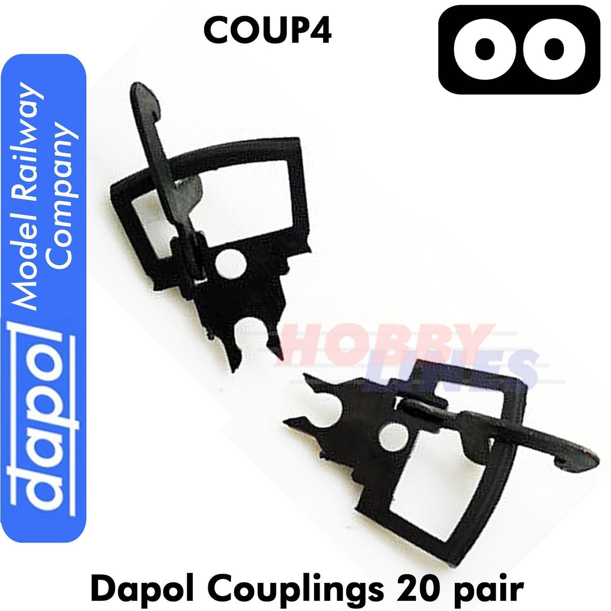 Tension Lock Couplings - 20 Pair | Dapol | COUP4