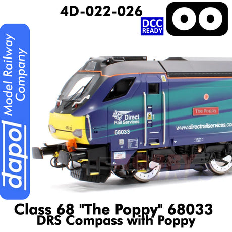 Class 68 The Poppy 68033 | Dapol | 4D-022-026