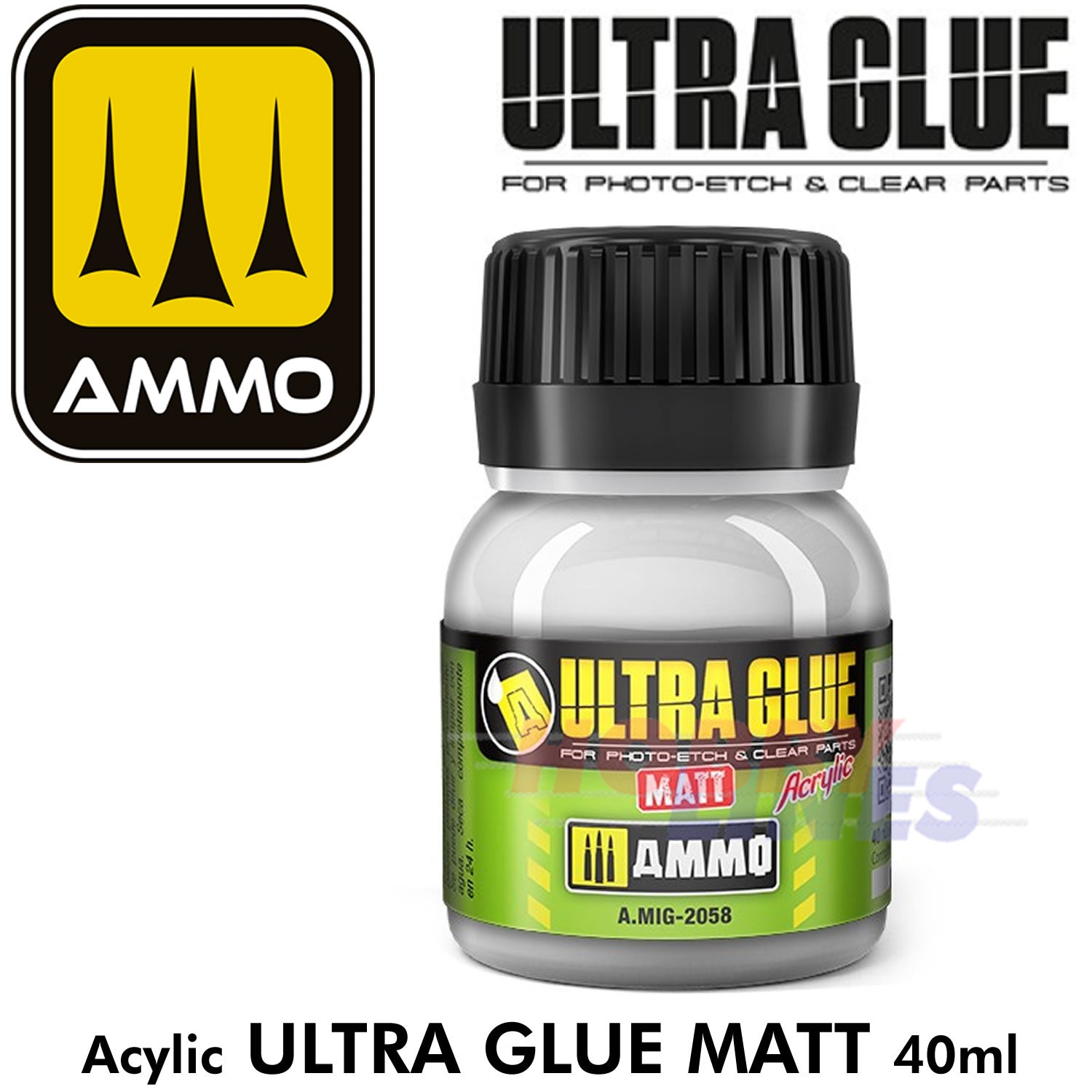 Ultra Glue for Etch Clear Parts and More - Matt Acrylic | Ammo by Mig Jimenez | AMIG2058
