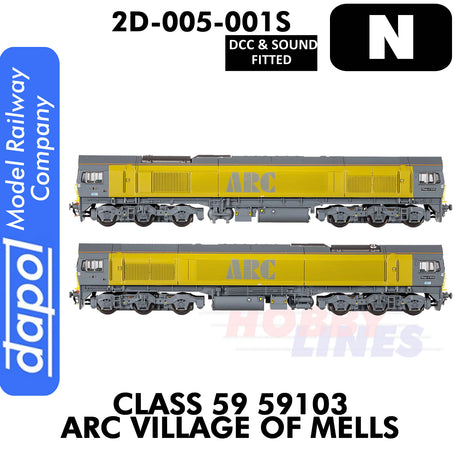 Class 59 Village Of Mells 59103 ARC - DCC & Sound | Dapol | 2D-005-001S