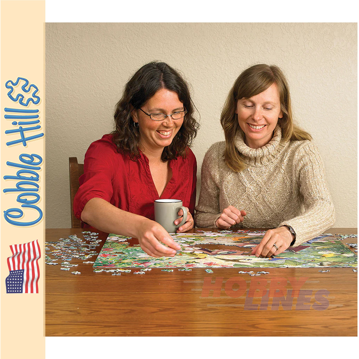 Blooming Spring Greg Giordano COBBLE HILL 1000pc jigsaw puzzle 40028