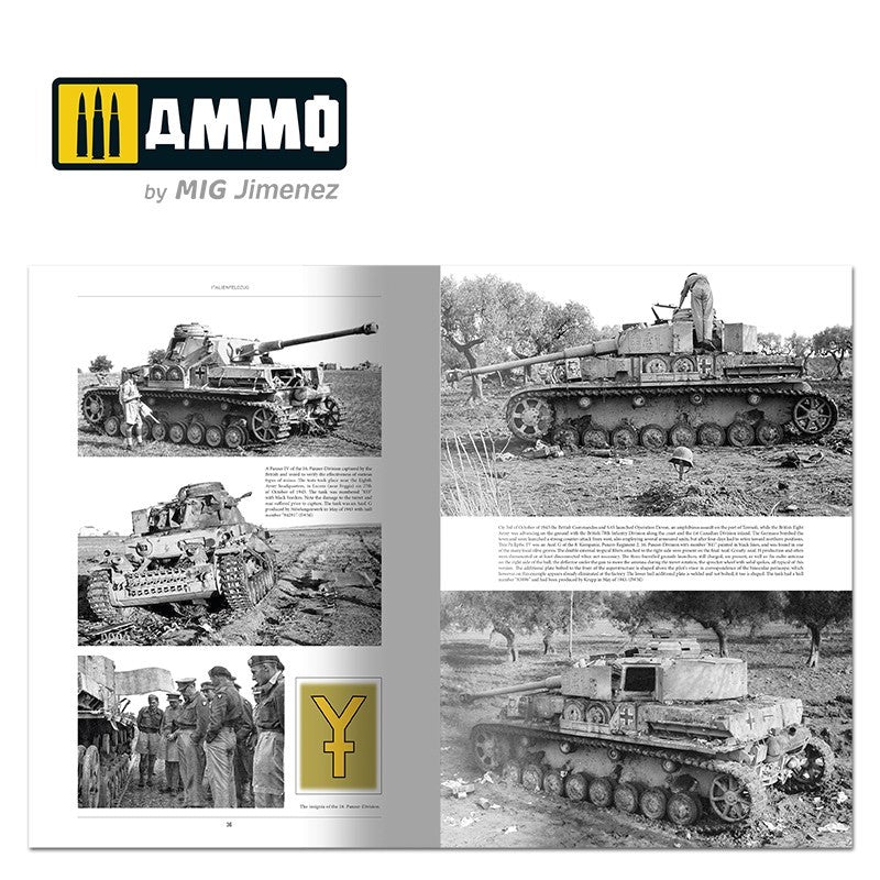 ITALIENFELDZUG - German Tanks and Vehicles 1943-1945 Vol. 3 (English) | Ammo by Mig Jimenez | MIG6265