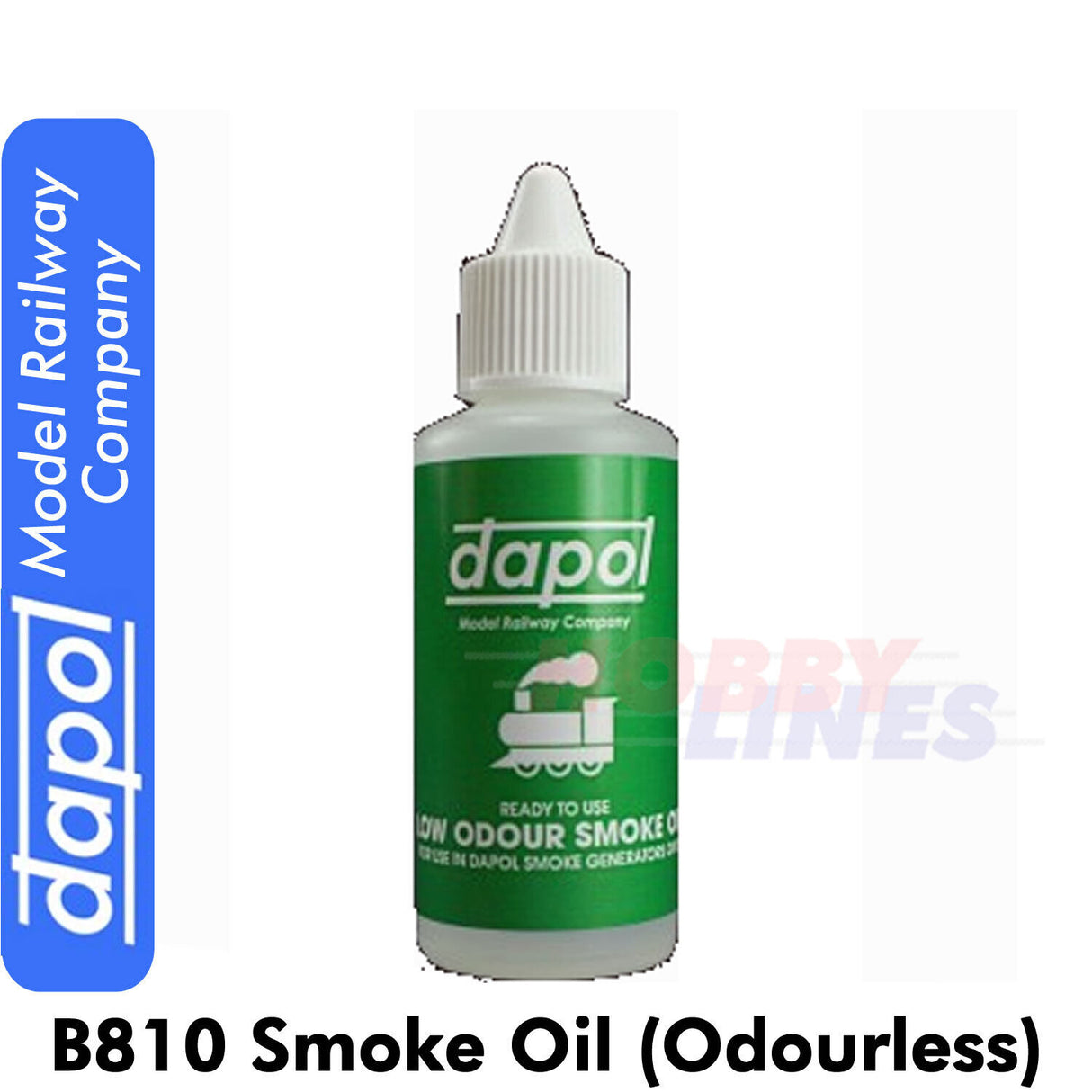 Dapol SMOKE OIL B810 Traditional Odourless Fluid 50ml Lighter improved Drifting
