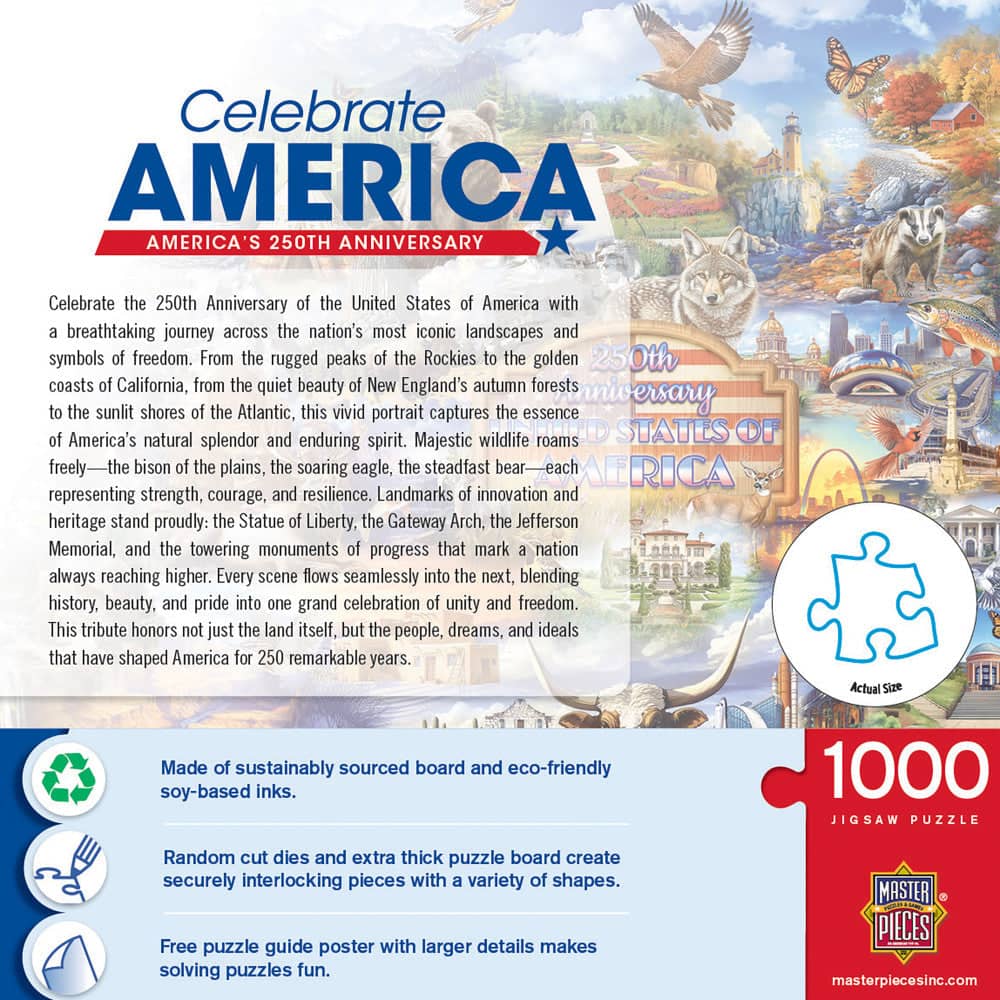 America's 250th Anniversary - 1000pc Puzzle | Masterpieces | MSP-72680