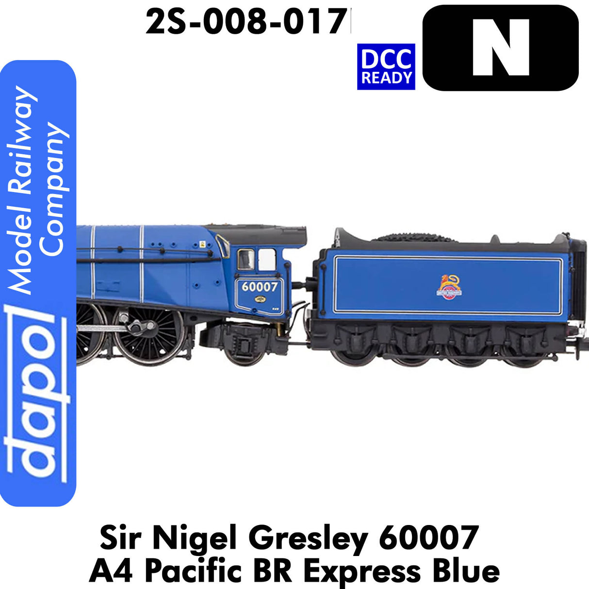 A4 Pacific Sir Nigel Gresley 60007 BR Express DCC Ready | Dapol | 2S-008-017
