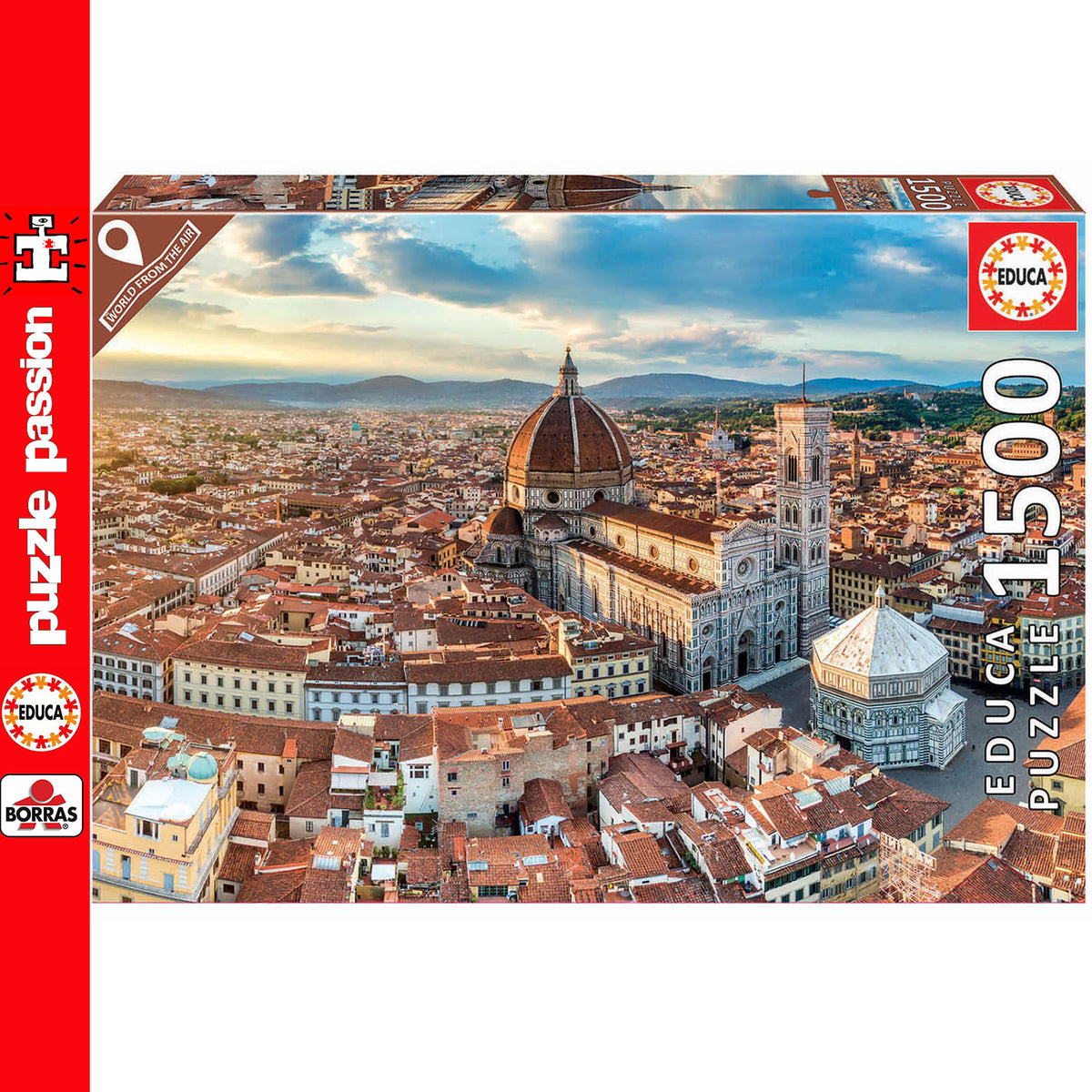 Florence From The Air 1500 Piece Jigsaw Puzzle | Educa | 19272
