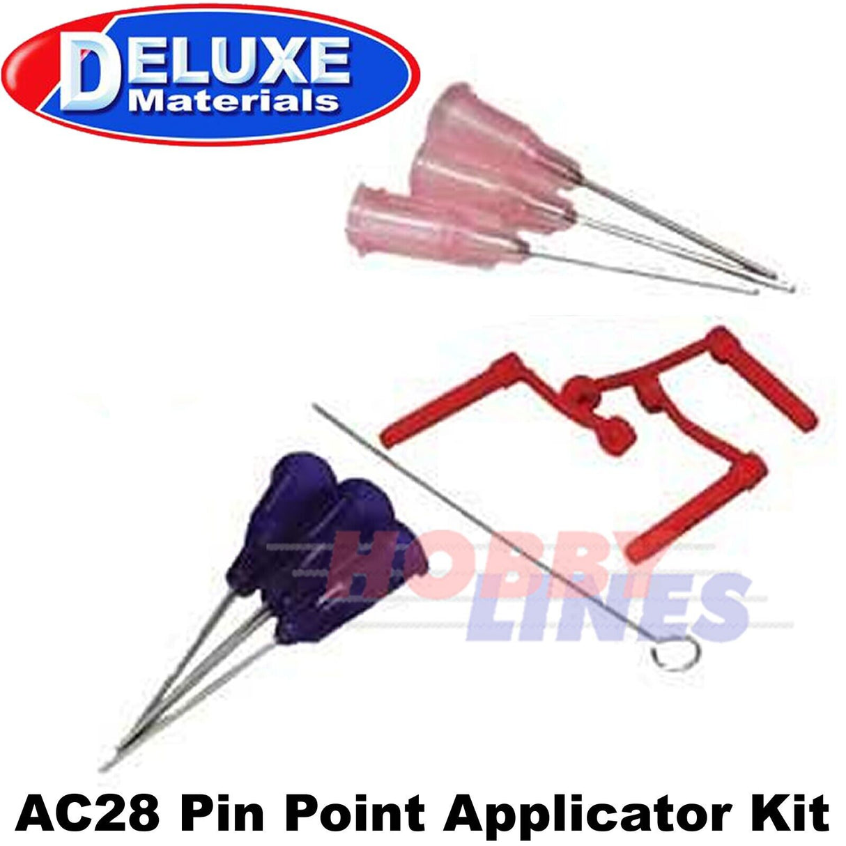 PIN POINT Glue Applicator Kit Precision Plastic Laser Cut AC28 Deluxe Materials