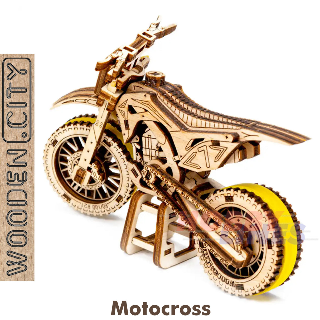 MotoCross Bike - 3D Puzzle | Wooden City | WR343