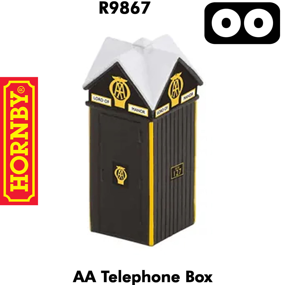 OO Gauge AA Telephone Box Kiosk - 1:76 Scale | Hornby | R9867