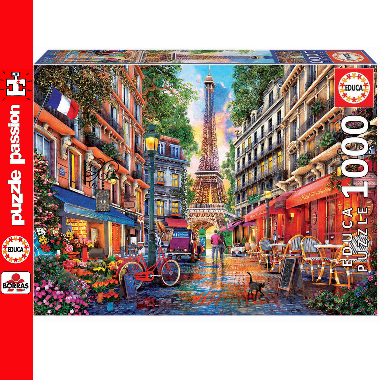 *Damaged Box* Paris Dominic Davison 1000pc Puzzle | Educa | 19019