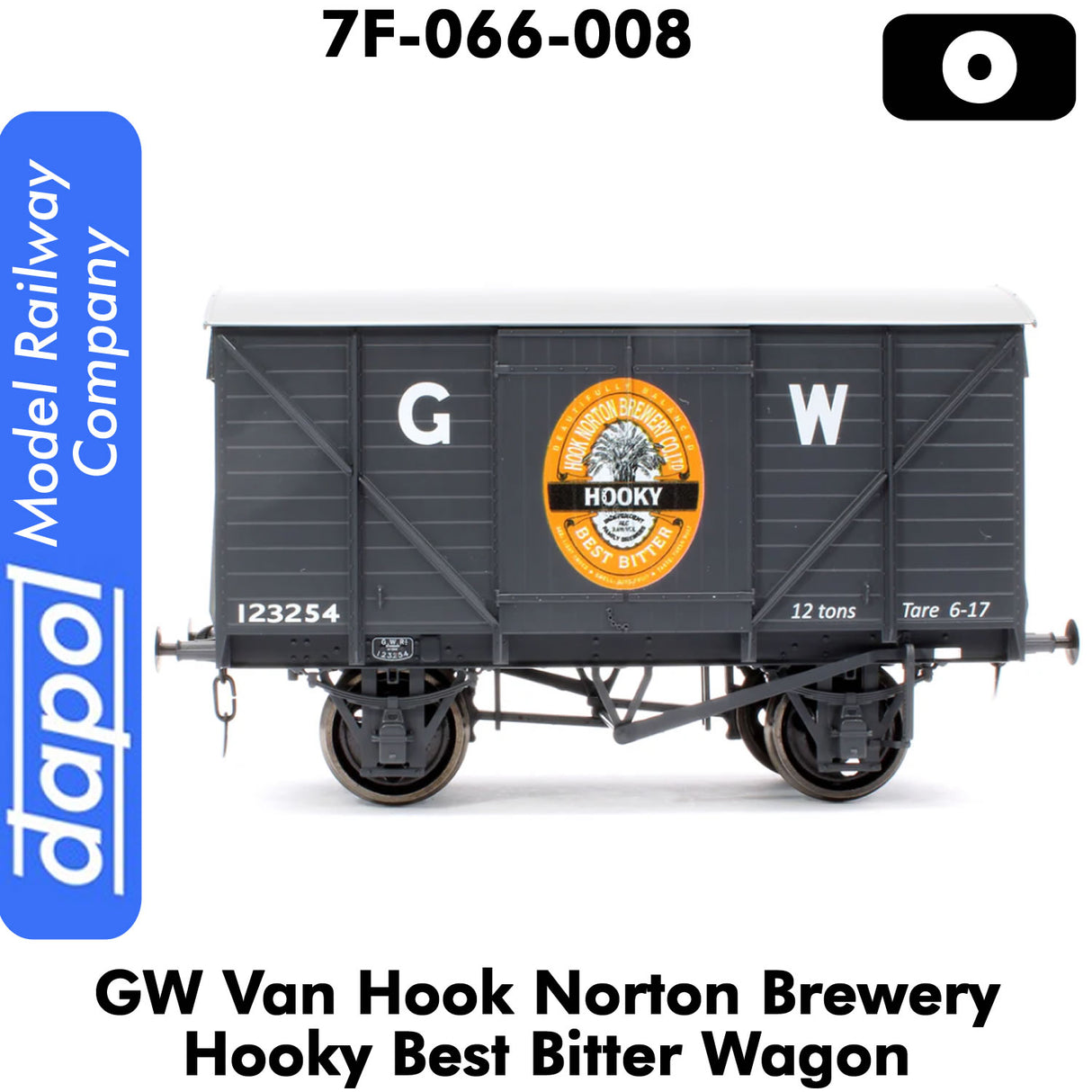 GW Van Hook Norton Brewery Hooky Best Bitter Wagon 1:43.5 O | Dapol | 7F-066-008